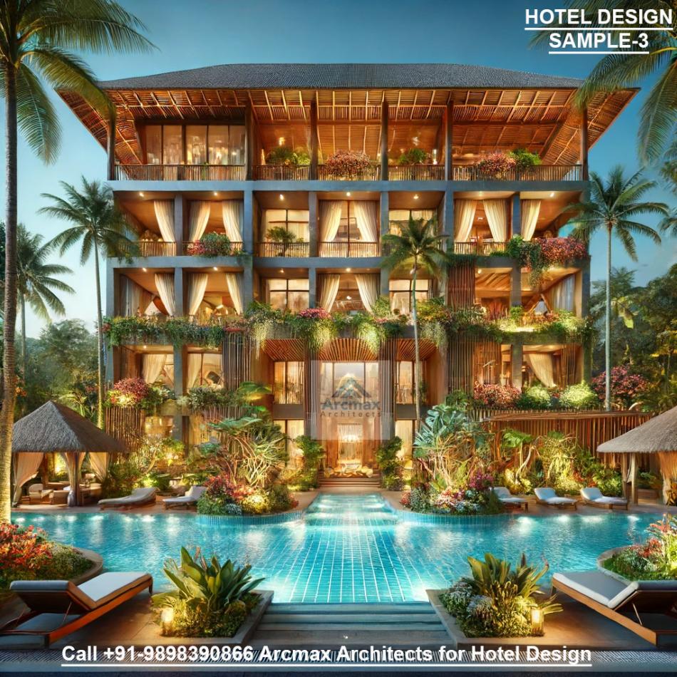 Custom Hotel Design & Sustainable Planning |Arcmax Architects - Sustainable Aparthotel Design Concepts Inspiration
